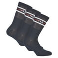 thumbnail image 1 of FILA Unisex Calcetines 3 pares - Calle, Deporte, Estilo de vida, Juego de calcetines, Rayas, 35-46 Marine 39-42 (6-8 UK), 1 of 3
