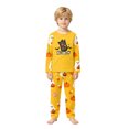thumbnail image 2 of Halloween Pajamas Family Matching Set - 2 piece Ghost Pumpkin Print Long Sleeve Top & Pants Loungewear,Halloween Pajamas for Family Matching Sets & Xmas for 130 Pjs, 2 of 7