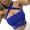 A1 Blue, variant on Women's Strapless Bandeau Crop Top, Seamless Wireless Tube Bralette with Soft Stretch Longline Fit, Light Support Going Out Top for Layering, Lounge and Daily Wear Red L