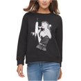 thumbnail image 1 of DKNY Mujer Martini Girl Sudadera, Negro, Grande DKNY Camisa de entrenamiento, 1 of 2