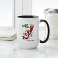 thumbnail image 4 of CafePress - Christmas Baseball Mug - 15 oz Ceramic Large White Novelty Mug, 4 of 4