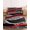 Red and Black, variant on Queen Size Fitted Sheet Set - Red Black Stripes 3 Piece Bedding Sets 16" Deep Pocket Fitted Sheet with 2 Pillowcases, Modern Gradient Abstract Lines Art Brushed Microfiber Hotel Luxury Bed Sheets
