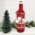 thumbnail image 4 of Set of 3 Wine Bags, Drawstring Bottle Bag Gift Bag, Wine Bottle Gift Bags, Christmas Wine Bottle Cover Christmas Wine Gift Bag Christmas Table Decorations, 4 of 5