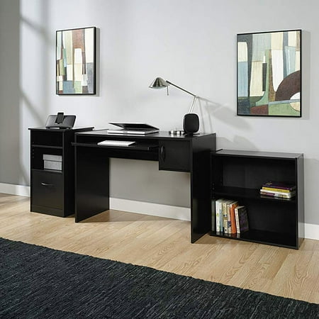 Mainstays 3-Piece Office Set, Black