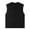 Black, variant on Mens Workout Tank Tops Qiggri Men Summertime Solid Color Casual Sleeveless Exercise Waistcoat T-shirt Top Gym Tank Tops For Men