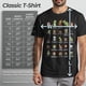 thumbnail image 2 of Camiseta Nintendo Pixel Cast 3XL de algodón negro para hombre, 2 of 3