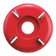 thumbnail image 4 of Herramientas del de fresado de la herramienta del de pulido de la talla de para la amoladora Arc 4 Tooth Red, 4 of 9