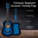 thumbnail image 4 of Guitarra acústica Best Choice Products para principiantes, 30 pulgadas, azul, 4 of 8