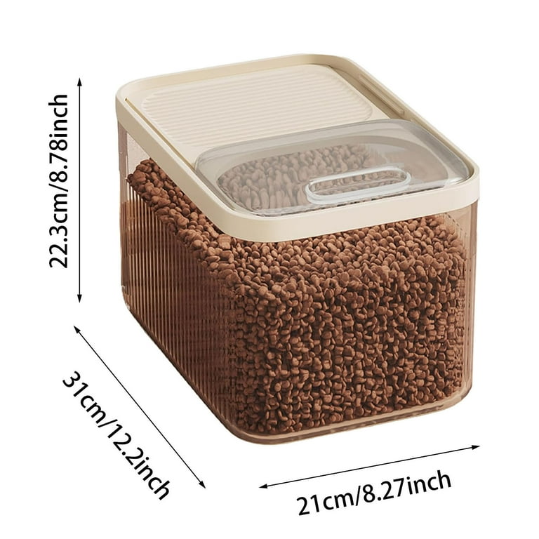 Pet Food Container Slim Dog Food Storage Container Airtight Pet