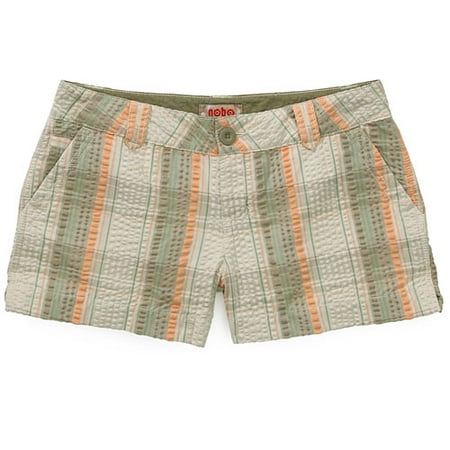 Juniors Plaid Picnic Shorts