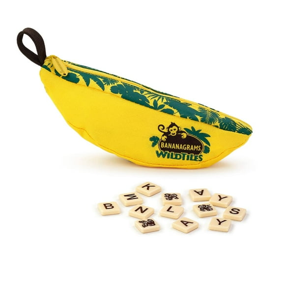 Juego de mesa Bananagrams WildTiles Spelling para mayores de 7 años