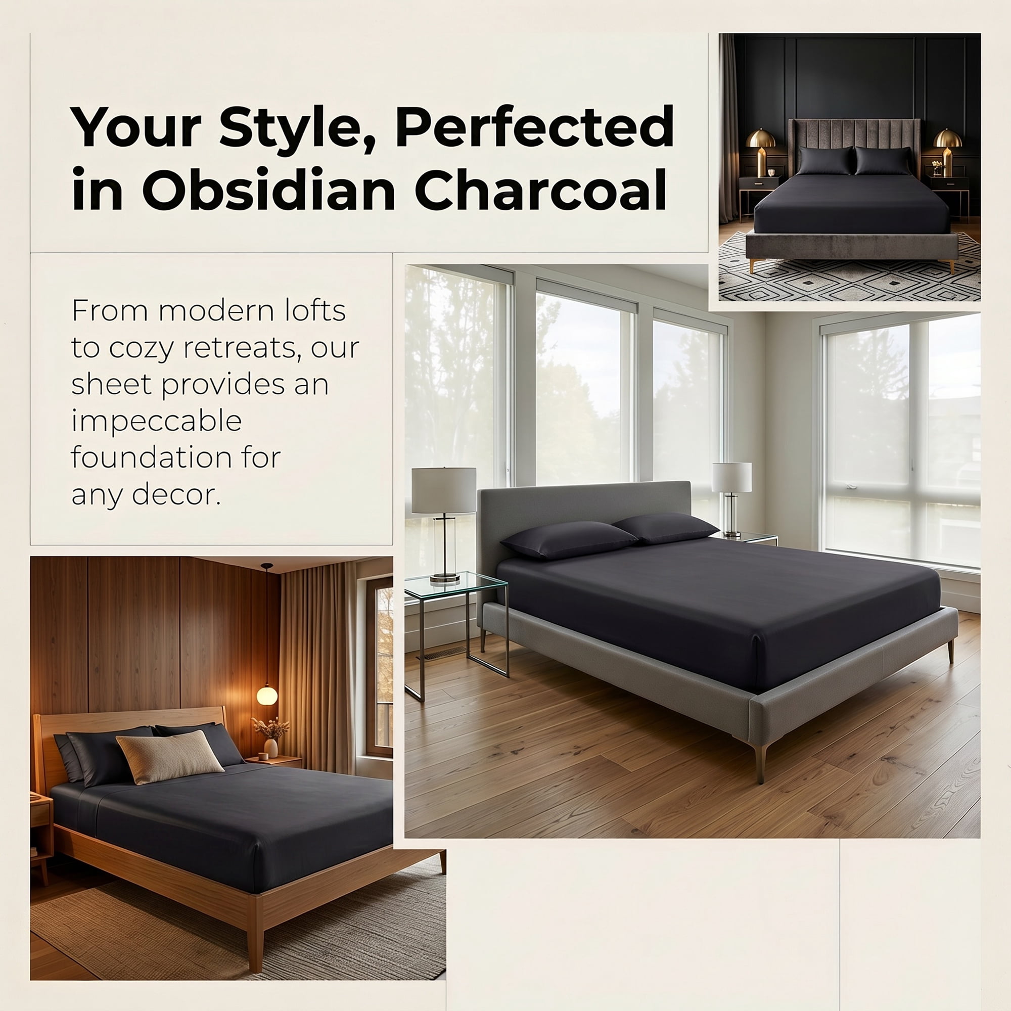Unique Bargains Microfiber Bed Sheets Cooling for Comfortable Sleep 59.1"x78.7" Grey