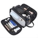 thumbnail image 5 of con Múltiples Bolsillos para Mujeres y Hombres, Bolsa de Maquillaje de Viaje, Bolsa Colgante Impermeable, Bolsa Organizadora de Maquillaje y Cosméticos, Marrón, 5 of 5