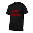 thumbnail image 3 of Merry Christmas Men Short-Sleeve T-Shirt Novelty Graphic Tees Fashion Crew Neck T Shirt Cotton Tops, 3 of 10