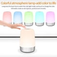 thumbnail image 6 of Sunrise Alarm Clock, Wake up Light Alarm Clock, 3 Ways Dimmable Modern Small Digital RGB Bedside Lamp for Heavy Sleeper, 6 of 6