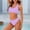 A1121 Purple, variant on 2 Piece Bikini Sets for Women Scoop Neck Halter Top High Waisted Bottom Bathing Suits Wide Straps Tummy Control Sporty Swimsuits