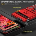 thumbnail image 6 of For Google Pixel 9 Pro XL Case, Shockproof Bumper Case with Sliding Camera Cover, Military-Grade Protection,Red, 6 of 7