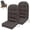 Gray, variant on HioHa Adirondack Chair Cushion Set of 2, 49x20 Inch Waterproof UV-Protected Outdoor Patio Cushion