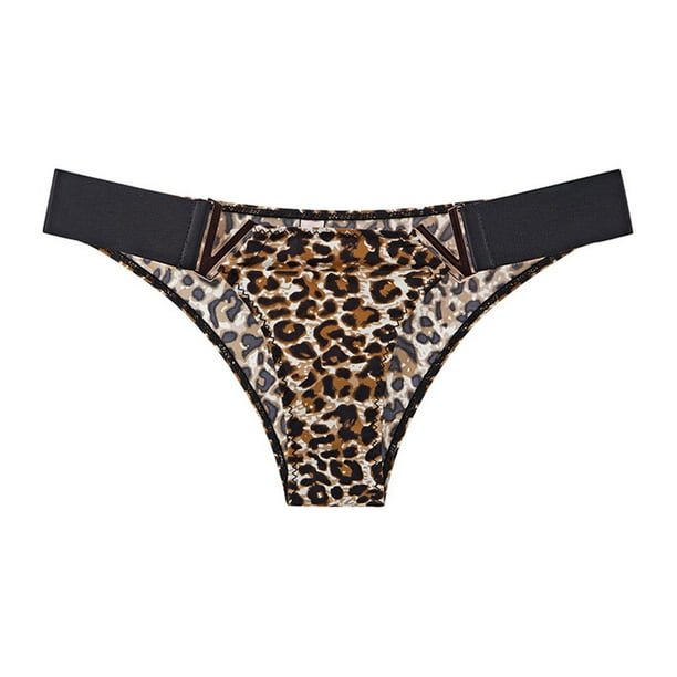 Tangas de mujer Gibobby Calzoncillos deportivos en forma de V de metal de cintura de seda de hielo color sólido