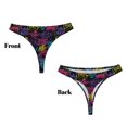 thumbnail image 3 of Fotbe Graffiti Art Tanga Sin Costuras para Mujer con Estampado – Panties Invisibles, Transpirables y Cómodos para Uso Diario-4X-Large, 3 of 6