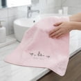 thumbnail image 4 of REGALWOVEN Pure Cotton Embroidered Floral Hand Towels for Bathroom, 2 Pack Soft Absorbent Decorative Towels for Home Decor Red 29" x 13", 4 of 7