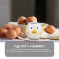 thumbnail image 6 of Ceramic Egg Separator for Kitchen Chicken Shaped Tool with Oval Beak Design 3.5 x 2.8 Inches, 6 of 6