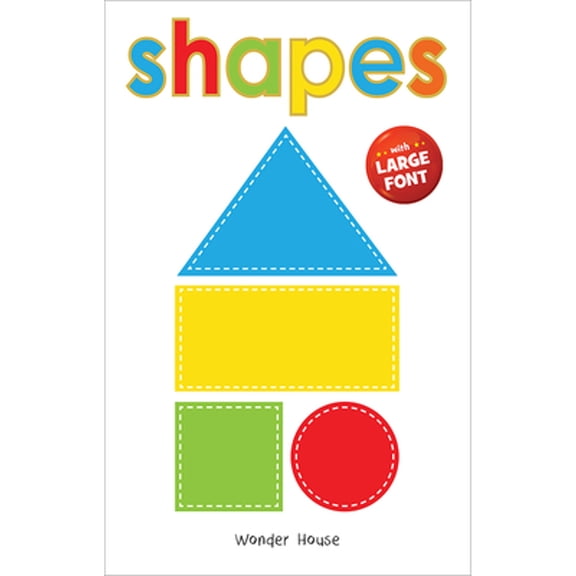 Pre-Owned Shapes: Early Learning Board Book With Large Font (Big Board Books Series) (Board book) 9390183901