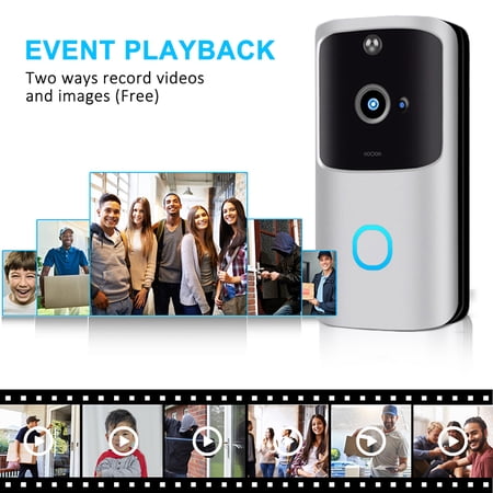 smart ir 4g chime doorbell 1080p vision security indoor night