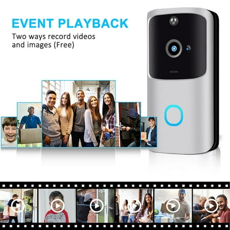 smart ir 4g chime doorbell 1080p vision security indoor night