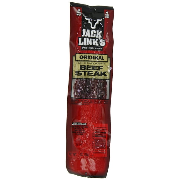 Jack Links Premium Cuts Beef Steak, Original, 1-Ounce (Pack of 12 ...