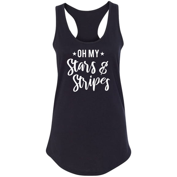 Oh My Stars & Stripes Racerback Tank