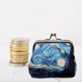 thumbnail image 5 of Monedero Vintage ZHCH de cuero PU con estampado para mujer, 5 of 5