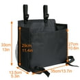 thumbnail image 4 of Almacenamiento de accesorios para cortadora de césped de jardín de empuje manual para exteriores Bolsa de accesorios para bolsa (negra), 4 of 4