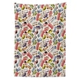thumbnail image 3 of Ambesonne Cars Tablecloth Rectangular Table Cover, Lorry Cargo Taxi Fun Print, 60"x84", Multicolor, 3 of 4