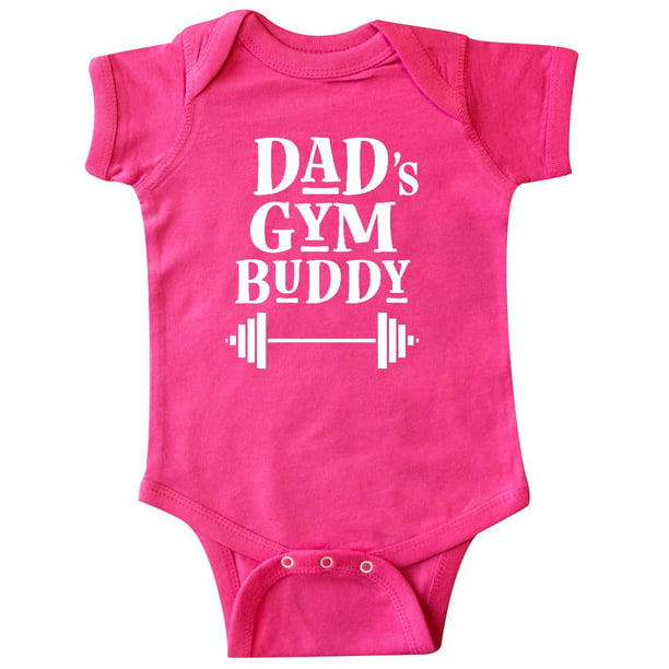 INKtastic - Daddy Gym Buddy Workout Fitness Infant Creeper - Walmart ...