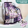 thumbnail image 3 of Freedom I Am Always with You Hummingbird Gifts for Women Hummingbird Floral Blanket Birds Decor for Bedroom Living Room Couch Perfect Birthday (60x80 Inch), 3 of 6