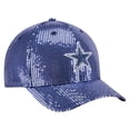 thumbnail image 3 of Women's New Era  Navy Dallas Cowboys Sequin 9FORTY Adjustable Hat, 3 of 5