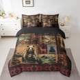 thumbnail image 2 of Homewish Wildlife Bear Deer 7pcs Bedding Comforter Set,Retro Aztec Pattern Queen Bedding Sets,Rustic Farmhouse Cabin Queen Sheet Sets For Kids,Ultra Soft Home Decor Reversible, 2 of 8