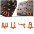 thumbnail image 2 of 10-Piece Tool Hanging Hook Pegboard Wall Mounted Hardware Organizer Kit for Garages & Workshops | Durable Plastic Plate Box, Easy Installation, Versatile Storage, 2 of 8
