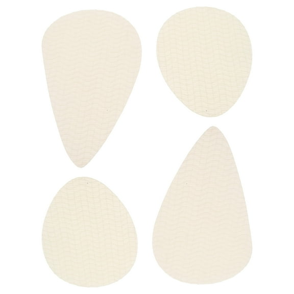 Raindrops 2 Pairs Sole Protectors Non-Slip Cushion Pads with Water Wave Design High Heel Self Adhesive Shoe Sole Protectors For High Heels