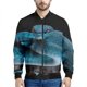 thumbnail image 3 of Chaqueta con cremallera y estampado 3D de serpiente de terror para hombre y mujer, sudadera con estampado de animales, chaquetas de calle de manga larga con cremallera para primavera y otoño, 3 of 5