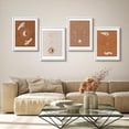 thumbnail image 2 of PixonSign Framed Wall Art Mystical Hand Drawn Celestial Hands and Symbols Posters, Set of 4 Minimalist Modern Illustrations Wall Decor, Adhesive Canvas Prints for Home Decor - 8"x10" White, 2 of 5