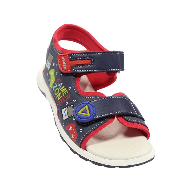 SANDALIA CASUAL COQUETA NIÑO AZUL MARINO SINTETICO 100612e LEON 100612ep