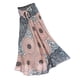 thumbnail image 4 of Y Vestido Bohemio Bohemio Largo de Las Mujeres Ropa Boho Estampados de Flores Un ño Que Se Adapta a Todo Tipo de Forma Corporal Blanco Macarena Falda Bohemia Hippie Larga, 4 of 5