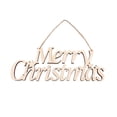 thumbnail image 1 of Letrero de madera de Feliz Navidad para colgar en la pared, manualidades, madera para colgar en la pared, vacaciones Ninguno B, 1 of 9
