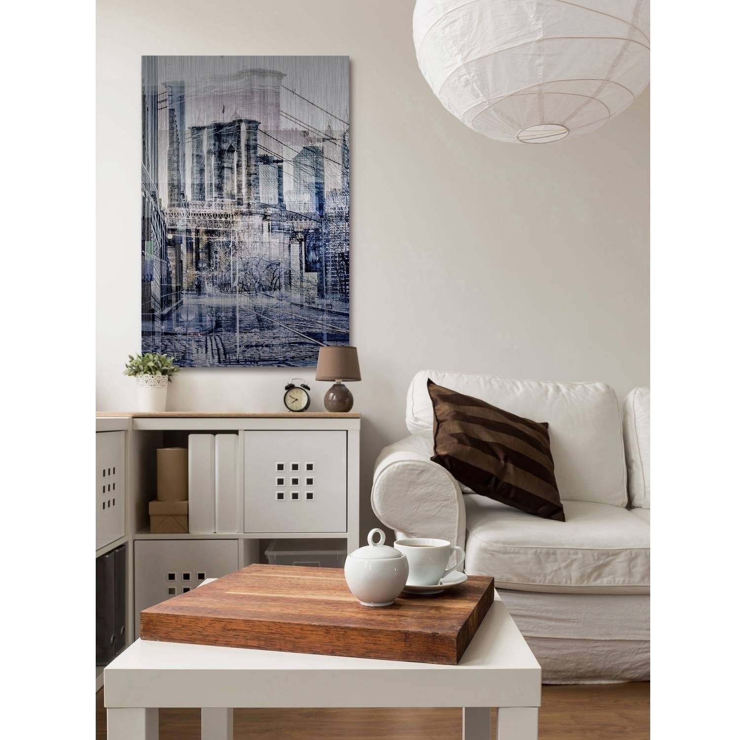 "Historical Compositions" Painting Print on Brushed Aluminum