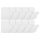 thumbnail image 2 of 100 piezas de guantes lavables multiusos para polvo, manoplas de limpieza de microfibra para el hogar, la cocina, el automóvil, guantes blancos reutilizables de 23x20 cm con superficie de fricción, 2 of 8
