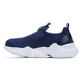 thumbnail image 5 of Djtdsds Kids Solid Color Knit Slip-On Sneakers Breathable Lightweight Casual Running Shoes Size:12.5-13 Years, 5 of 6