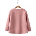 thumbnail image 5 of Tdoqot Womens Fleece Jacket Coats- Casual Button Down Loose Fit Winter Warm Midweight Jackets Pink Size M, 5 of 5