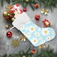 thumbnail image 6 of Coolnut Christmas Stocking Personalized Daisy Large Candy Stocking Hanging Gift Xmas Stockings Decoration 1 PC for Family Holiday Party Ornaments Decor Fireplace, 6 of 7